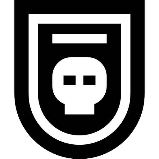 abzeichen Basic Straight Filled icon