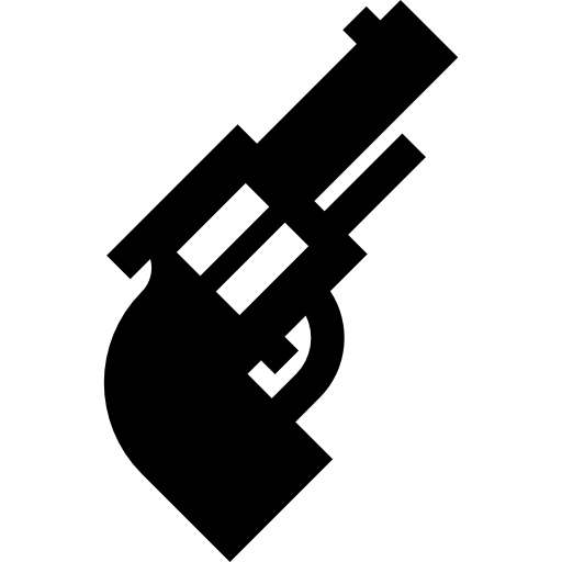 revolver Basic Straight Filled icoon
