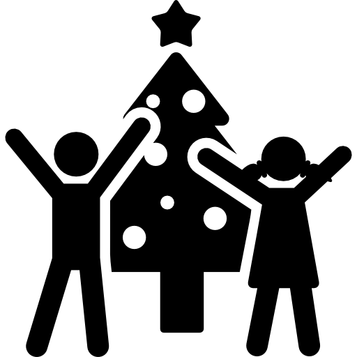 drzewko świąteczne Pictograms Fill ikona