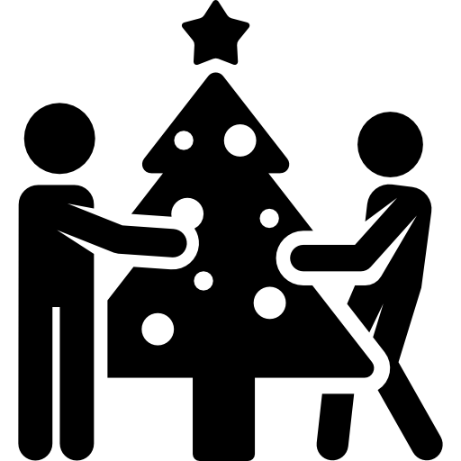 árbol de navidad Pictograms Fill icono