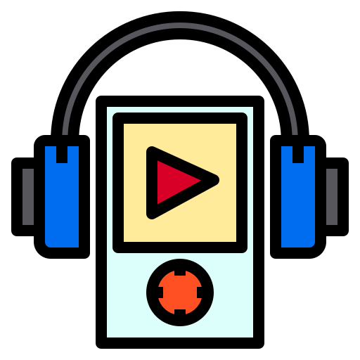 audio Payungkead Lineal Color ikona