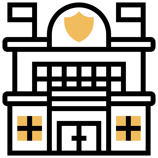 polizeistation Meticulous Yellow shadow icon