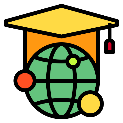 gorro de graduación Payungkead Lineal Color icono
