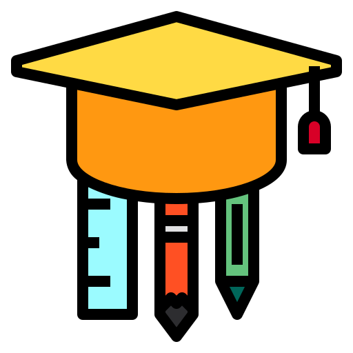 czapka dyplomowa Payungkead Lineal Color ikona