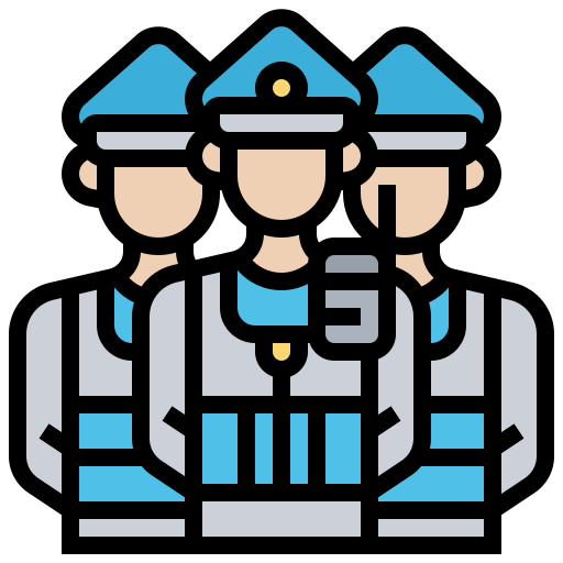 Policeman Meticulous Lineal Color icon