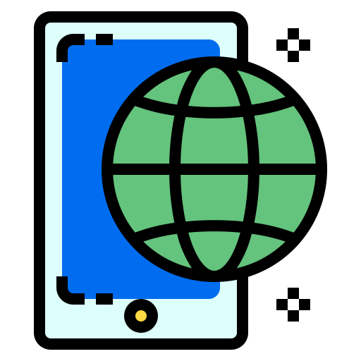 glob Payungkead Lineal Color ikona