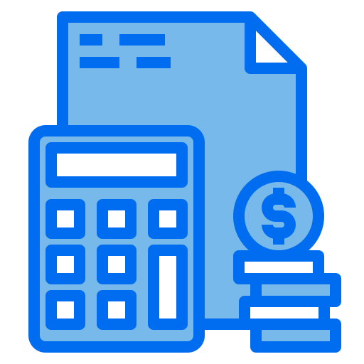 Calculator Payungkead Blue icon