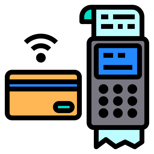 kredietkaart Payungkead Lineal Color icoon