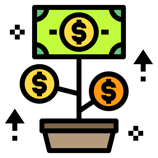お金 Payungkead Lineal Color icon