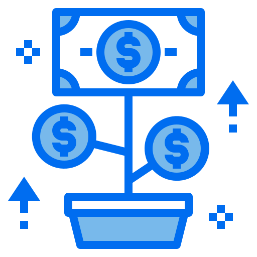 Money Payungkead Blue icon