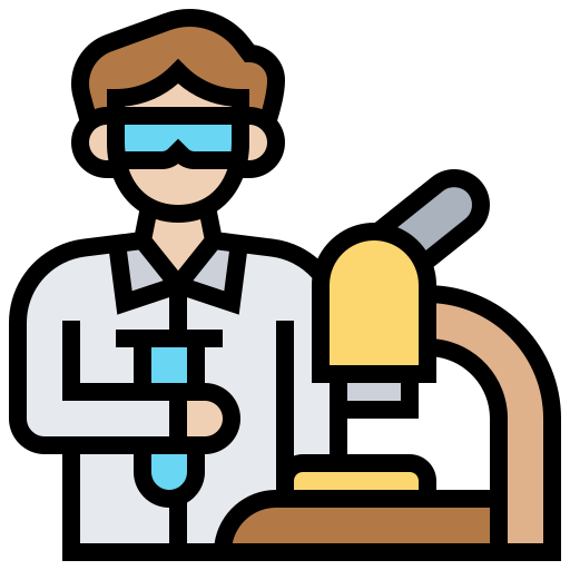 Chemist Meticulous Lineal Color icon