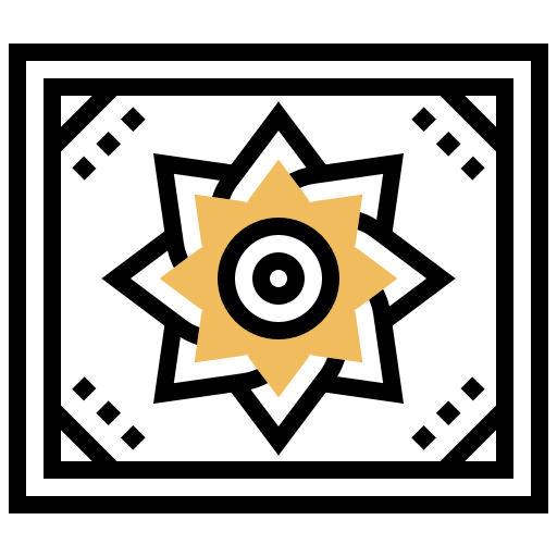 양탄자 Meticulous Yellow shadow icon