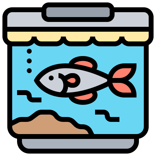 aquarium Meticulous Lineal Color icon
