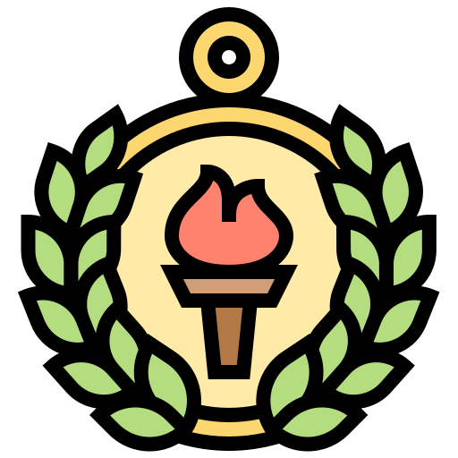 Медаль Meticulous Lineal Color иконка