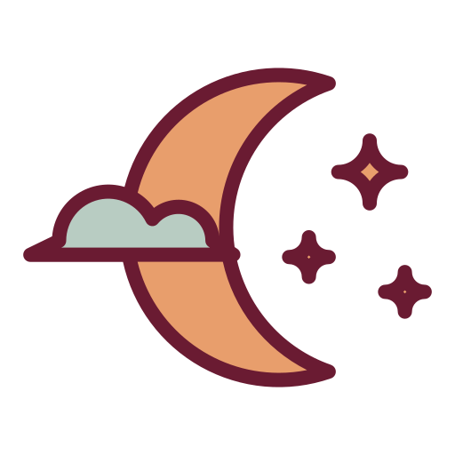 mitternacht Generic Outline Color icon