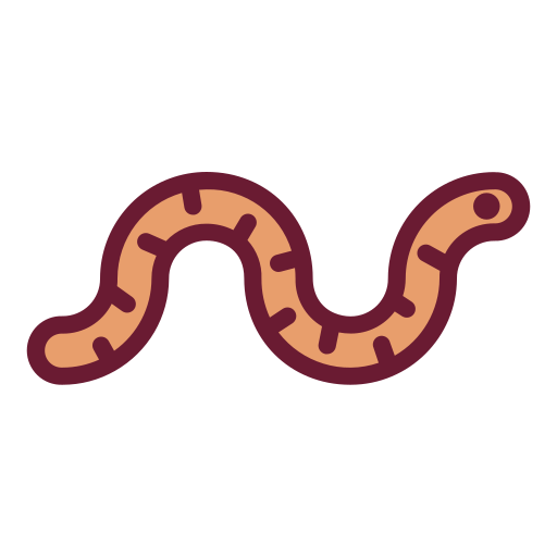 Worm Generic Outline Color icon