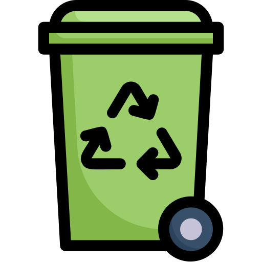 Recycle bin Generic Outline Color icon