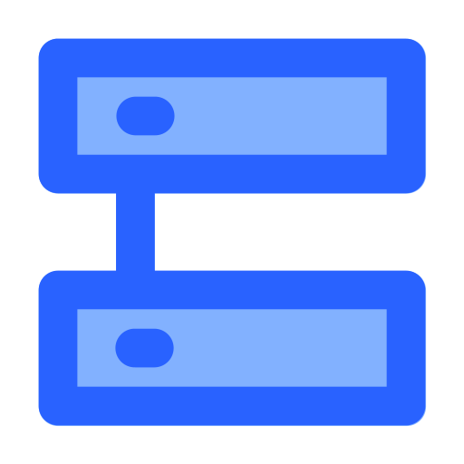 データベース Generic Blue icon