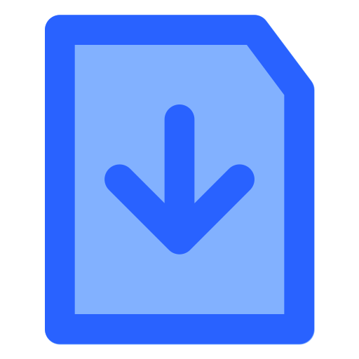 ファイルのダウンロード Generic Blue icon