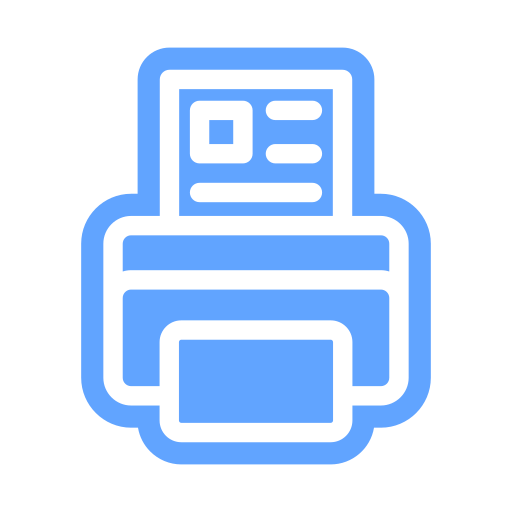 variante stampante Generic Blue icona