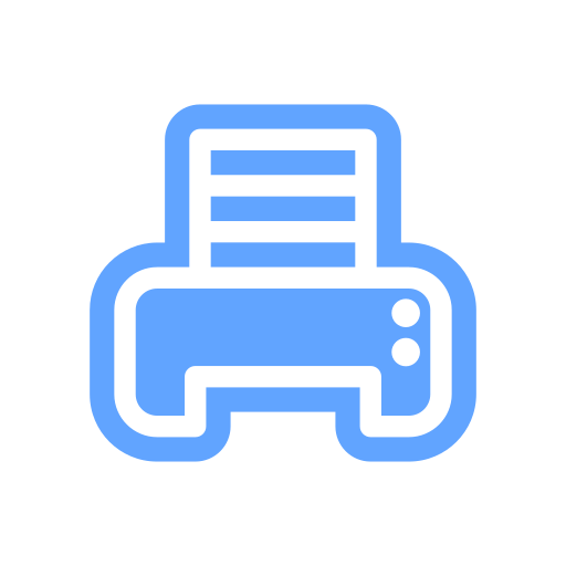 printervariant Generic Blue icoon