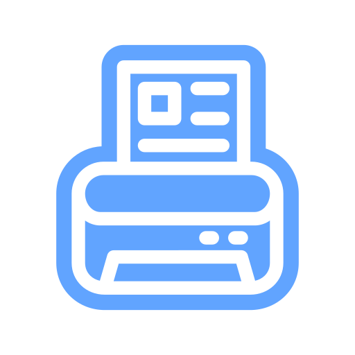 Printer variant Generic Blue icon