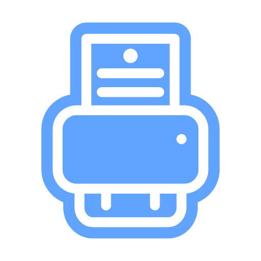 strumento di stampa Generic Blue icona
