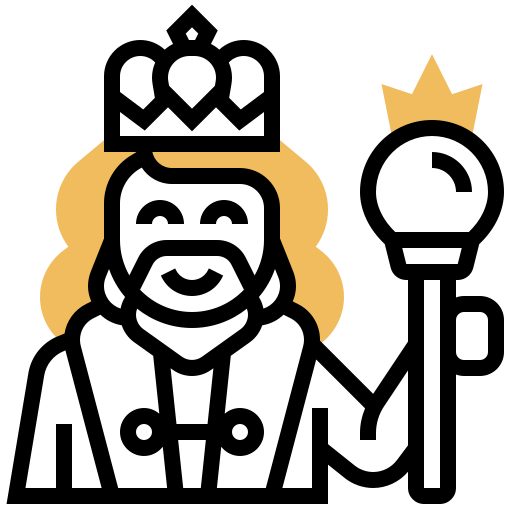 król Meticulous Yellow shadow ikona