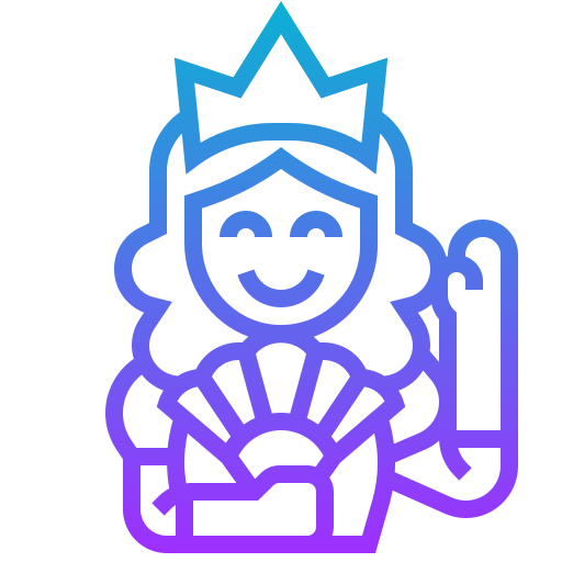królowa Meticulous Gradient ikona