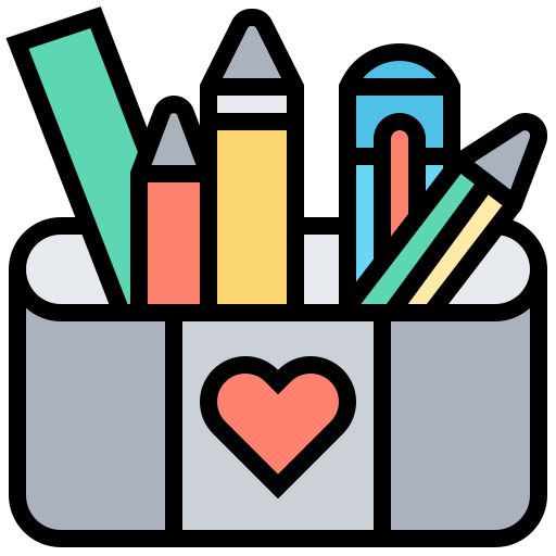 Stationery Meticulous Lineal Color icon