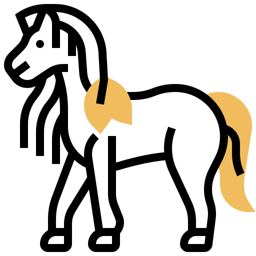 머스탱 Meticulous Yellow shadow icon