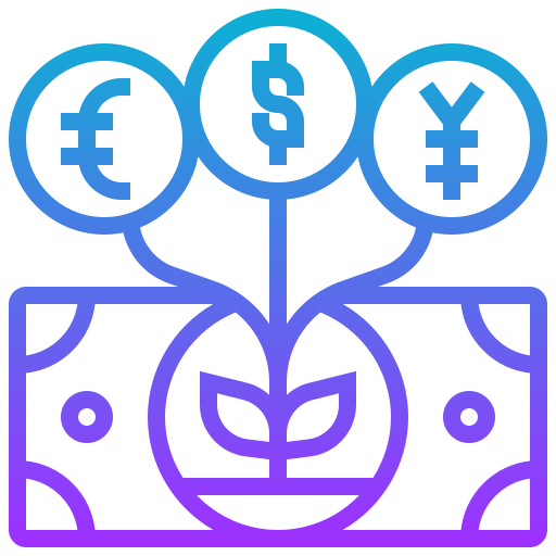 Currency Meticulous Gradient icon