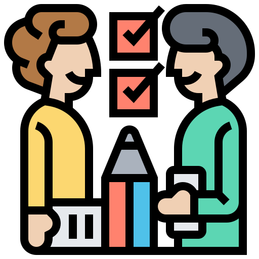 Business partnership Meticulous Lineal Color icon