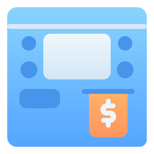 bancomat Generic Flat Gradient icona