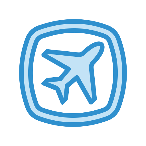 機内モード Generic Blue icon