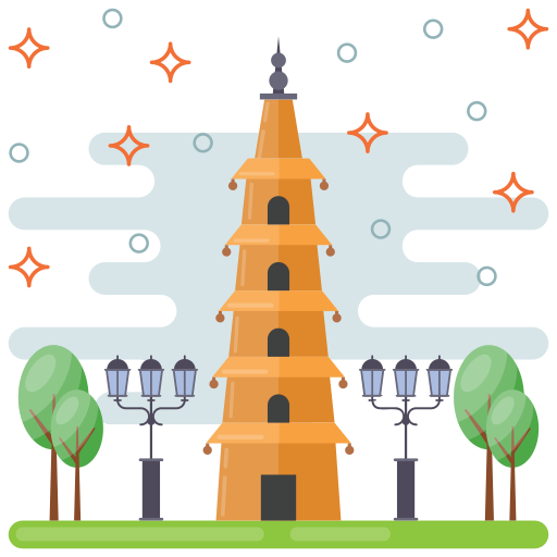 pagoda Generic Flat icono