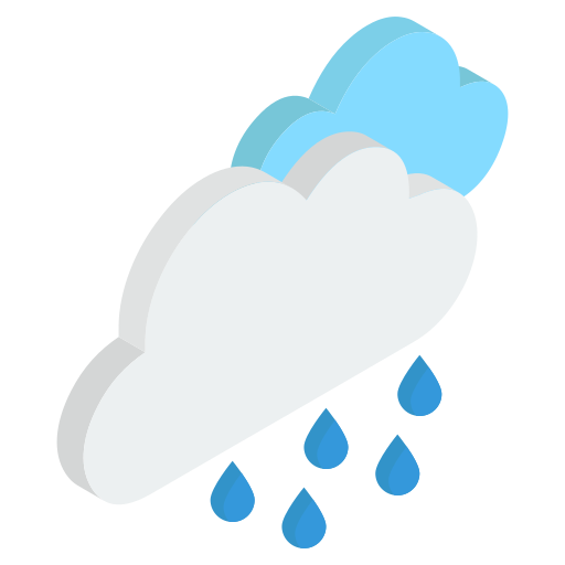 Rain Generic Isometric icon