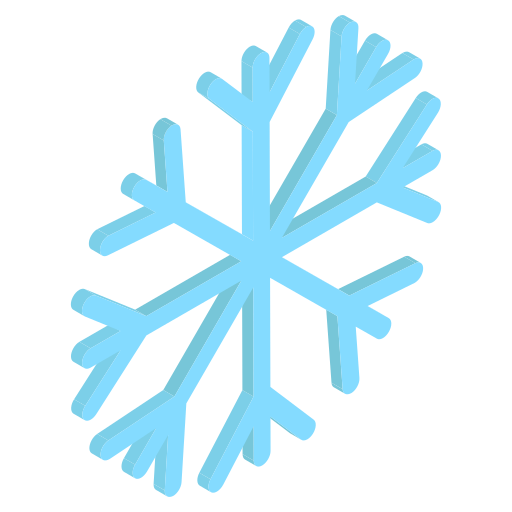 Snowflakes Generic Isometric icon