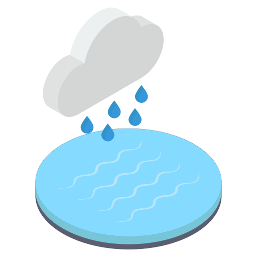 Raining Generic Isometric icon
