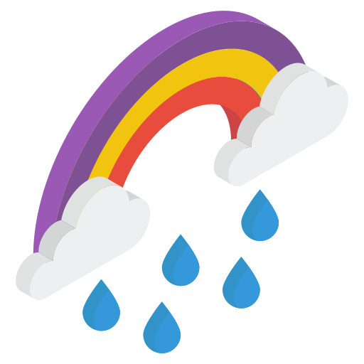Rainbow Generic Isometric icon
