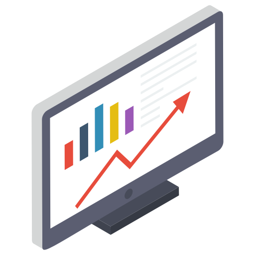 analyse des données Generic Isometric Icône