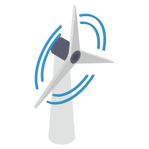 moinho de vento Generic Isometric Ícone