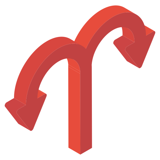 Directional sign Generic Isometric icon