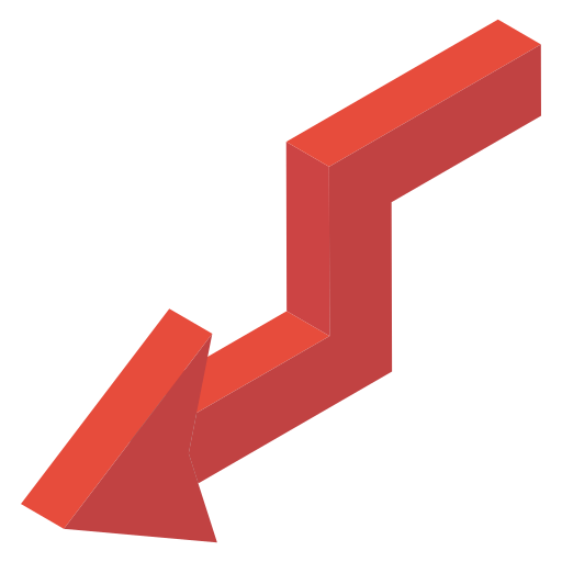 Left arrow Generic Isometric icon