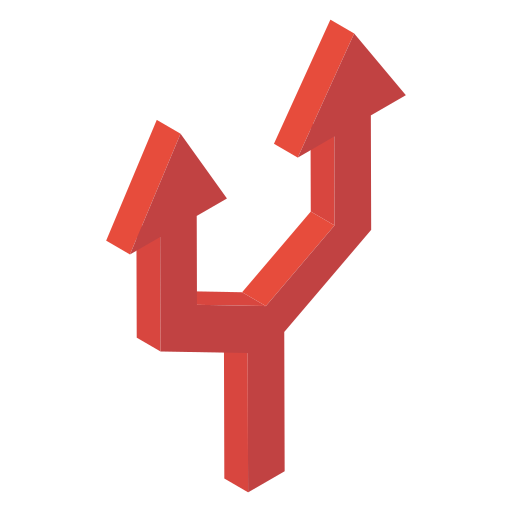 Arrows Generic Isometric icon