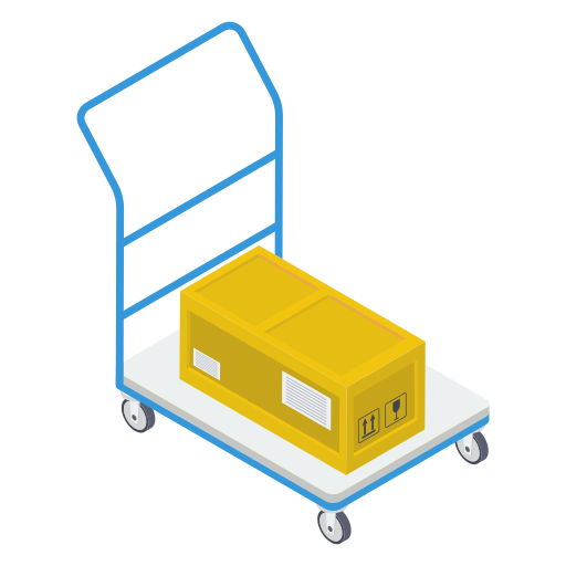 Luggage cart Generic Isometric icon