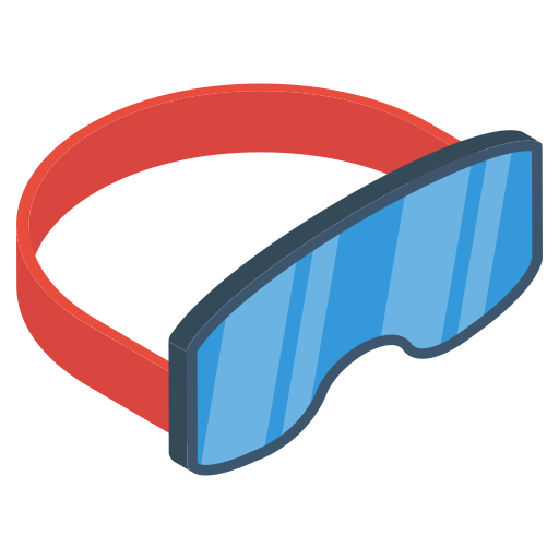 Virtual reality glasses Generic Isometric icon