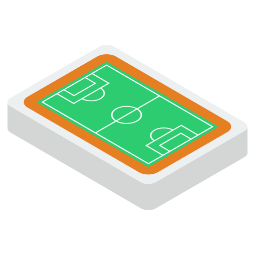 campo de fútbol Generic Isometric icono