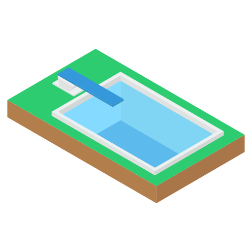 piscine Generic Isometric Icône