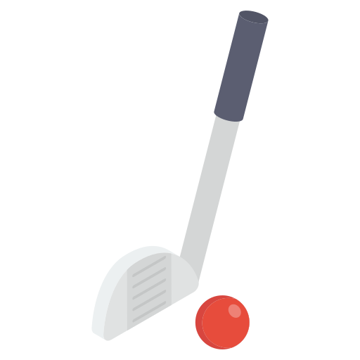 golfuitrusting Generic Isometric icoon